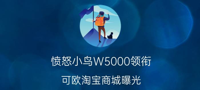 愤怒小鸟W5000领衔 可欧淘宝商城曝光